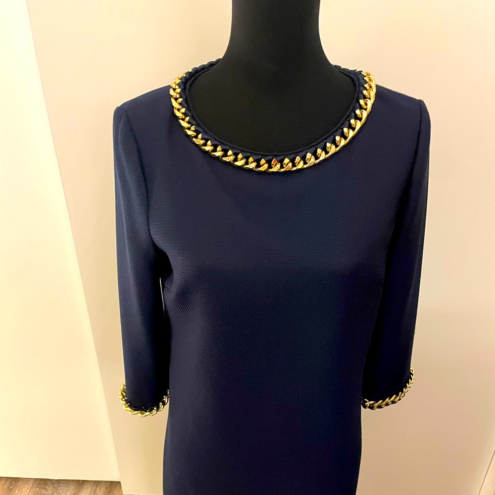 Ted Baker Gold Chain Dress